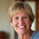 Portrait of Susan R., 52, smiling